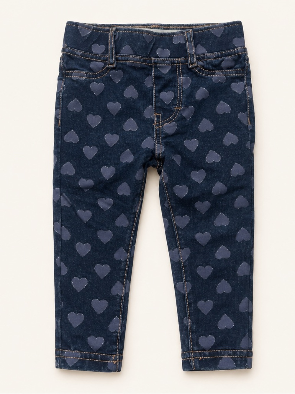 Levi's Navy sparkle Heart-Print Girls' Jeans